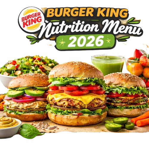 Burger King Nutrition Menu 2026