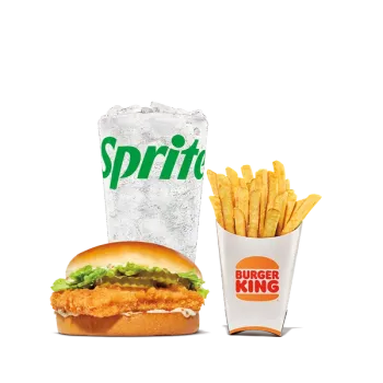 Burger King fish sandwich meal combo