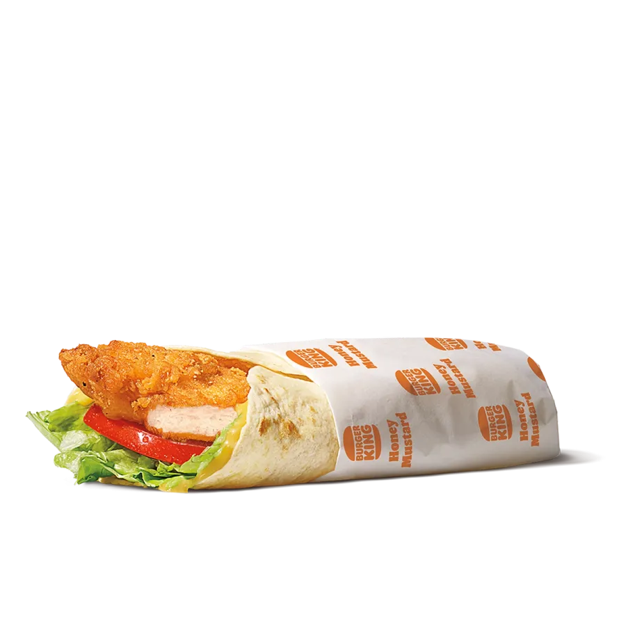 Burger King honey mustard chicken wrap