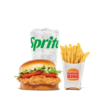 Burger King spicy chicken meal combo