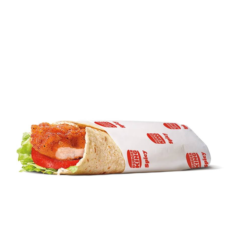 Burger King spicy chicken wrap