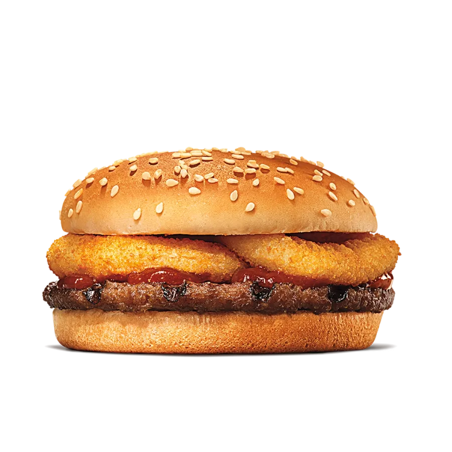 Burger King rodeo burger BBQ onion