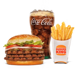 tripple whopper meal